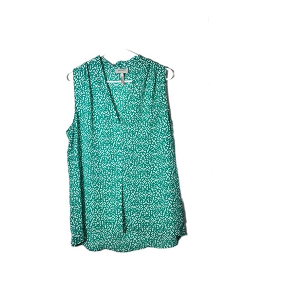 Laundry By Shelli Segal Green Relaxed Blouse - Picture 1 of 3